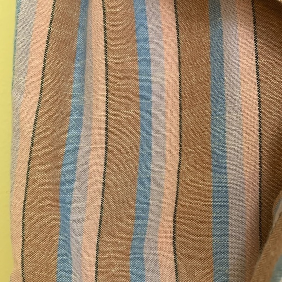 Billabong Multi Color Forward Feelings Smocked Spaghetti Strap Belted Jumpsuit L - Picture 14 of 17